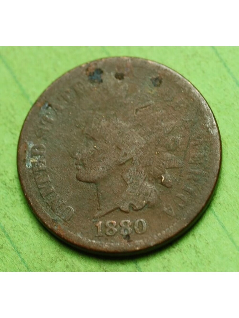 W816 1880 Indian Head Cent Penny 1c - Check Out Our 🔥🔥1880's🔥🔥